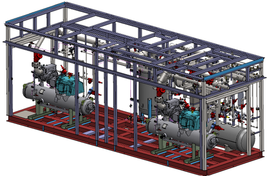 Material Optimization for a Packaged Refrigeration System